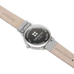 Birthday Gift for Women, College Student Gift, Wrist Watch, Gift for Her, Girlfriend Gift, Silver Watch, Minimalist Watch, Ladies Watch image 4