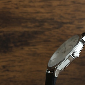 Birthday Gift for Women, College Student Gift, Wrist Watch, Gift for Her, Girlfriend Gift, Silver Watch, Minimalist Watch, Ladies Watch image 8
