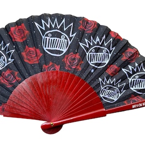 Ween Roses Are Free Hand Fan