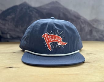 Telluride Flag Nylon Hat - Blue
