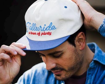 Telluride of Plenty Cotton Hat - White / Blue