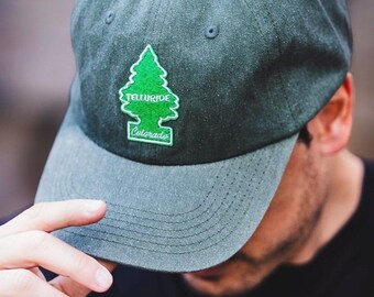 Telluride Tree Baseball Hat - Green