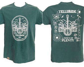 Telluride Banjo T Shirt Green