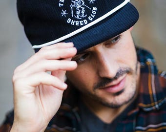 Telluride Shred Club Corduroy Hat - Black