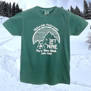 テルライド リフト 9 Tシャツ アルパイングリーン