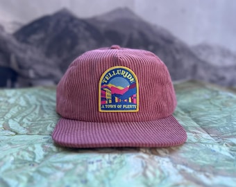 Telluride Alpenglow Corduroy Hat - Mauve Pink