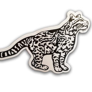 Ocelot Vinyl Sticker