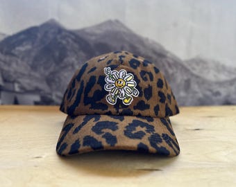 Daisy Dude Corduroy Mom Hat - Cheetah