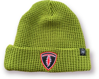 Telluride T Bolt Beanie Knit Hat Green