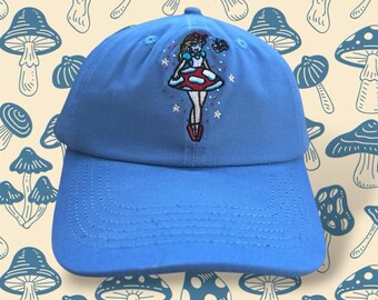 FunGal Mushroom Baseball Hat - Blue