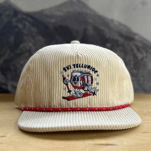 Corduroy hoed Telluride Gondola - wit