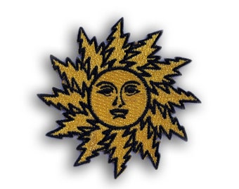 Dead Orange Sunshine Sun Bolt Patch