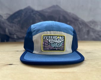 Telluride Canvas Running Hat - Blue Sky