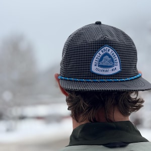 Needle Rock Threads Grid Hat - Black