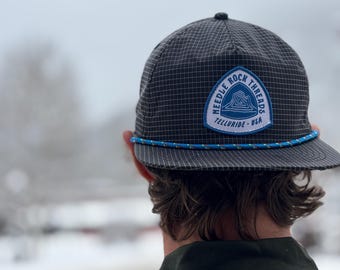 Needle Rock Threads Grid Hat - Black