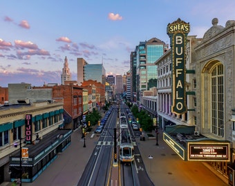 Buffalo's Theatre District Aerial
