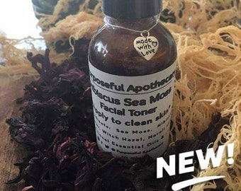 Hibiscus Collagen Sea Moss Facial Toner