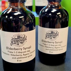 Elderberry Syrup, Elderberry with Astragalus, Elderberry, Kids Elderberry, Infused Elderberry, Sambucus, Ginger Infused Elderberry, Mullein