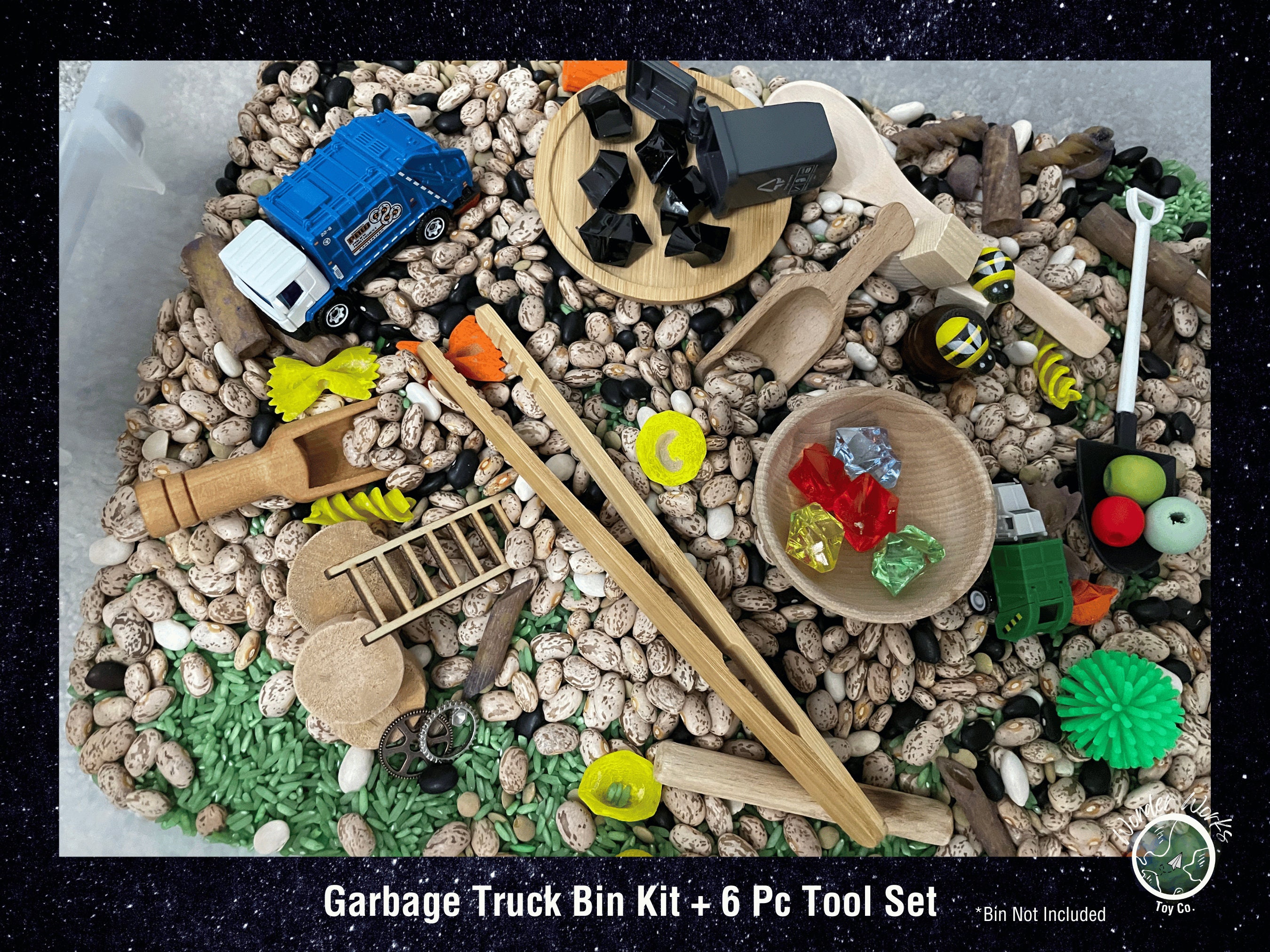 Garbage Truck Sensory Bin Kit Recycling Truck Sensory Bin - Etsy Canada