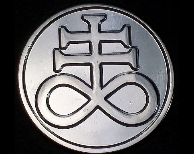 Leviathan Cross Sigil/ Sulfur Symbol Lapel Pin