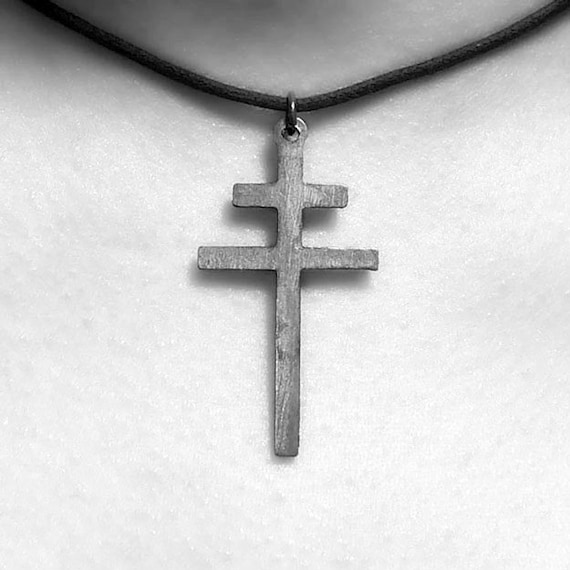 Cross of lorraine clearance necklace