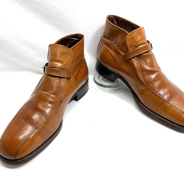 Excellent clean Florsheim Imperial Boots 60's sz 9 FLORSHEIM BOOTS Monk Strap Boots Monk Boots The Beatles