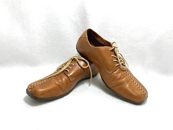 90's mens size 8.5 VINTAGE ROCKET DOG Shoes rust … - image 2