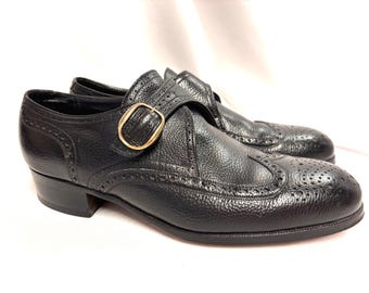 Vintage 1980's -florsheim- 'varsity' 20819 Long Wing Brogues