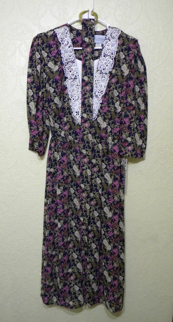 new with tags vintage WWII Style 40's Dress size … - image 2