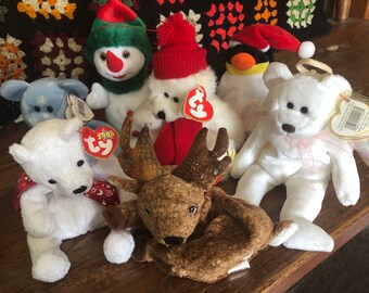 peppermint beanie baby value