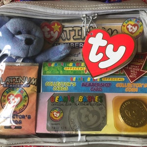 Clubby 2 beanie store babies platinum edition