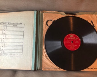 Vintage Vinyl, 9 Albums, 10", 78 RPM, 1950's, Orchestra, Polka, Frank Sinatra, Perry Como, Columbia, Tops, RCA, The Brunswick