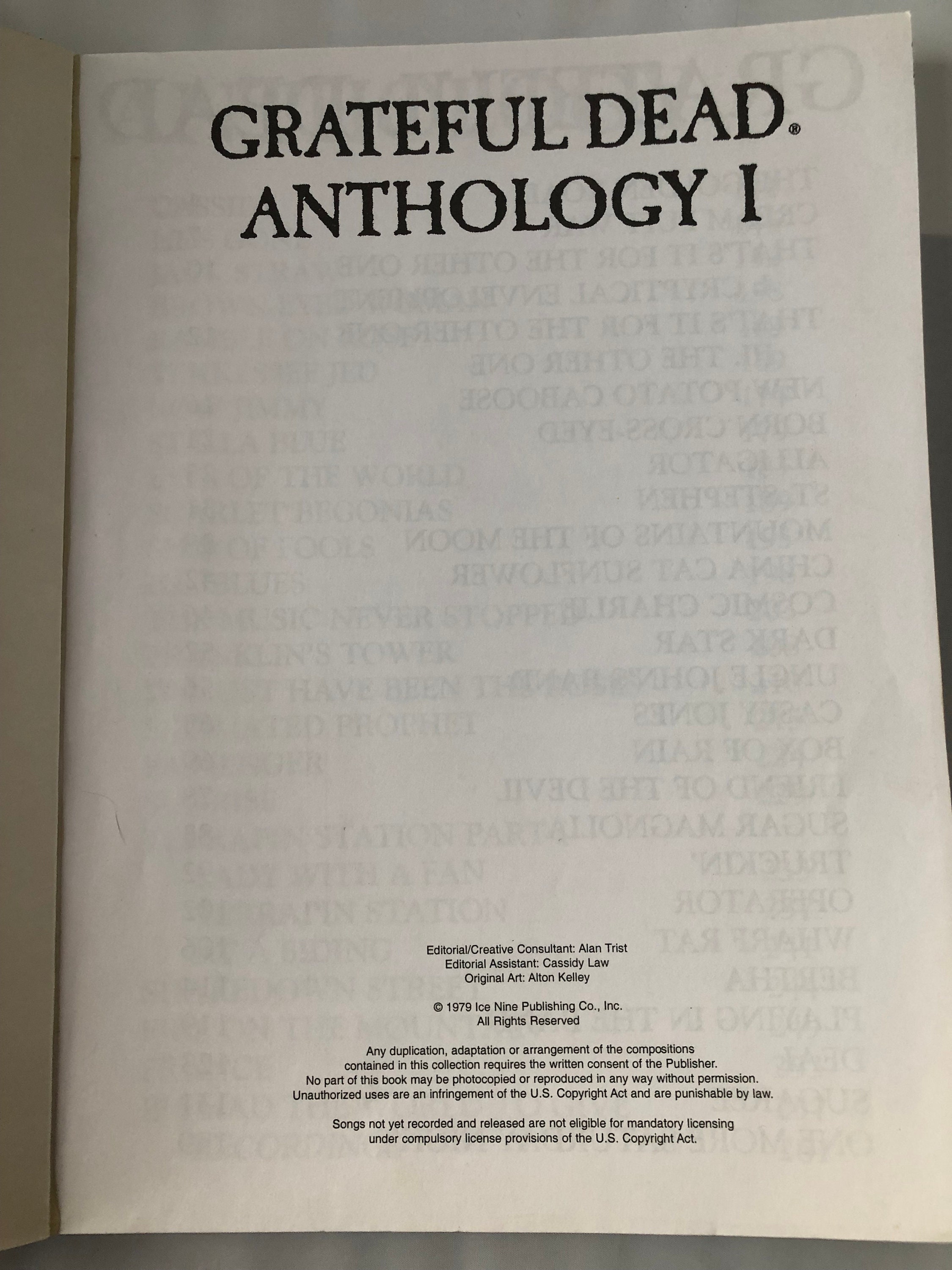 洋書 Grateful Dead Anthology II 洋書 Grateful Dead Anthology II Amazon | Grateful Dead