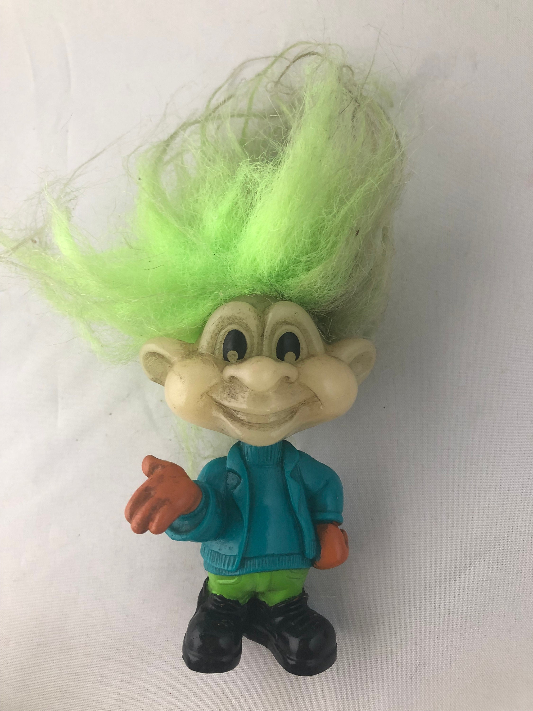 海外輸入人形 Burger King Glowビンテージ トロール Trolls Vintage Trolls 1993 Burger King Kids Club Glow in The Dark