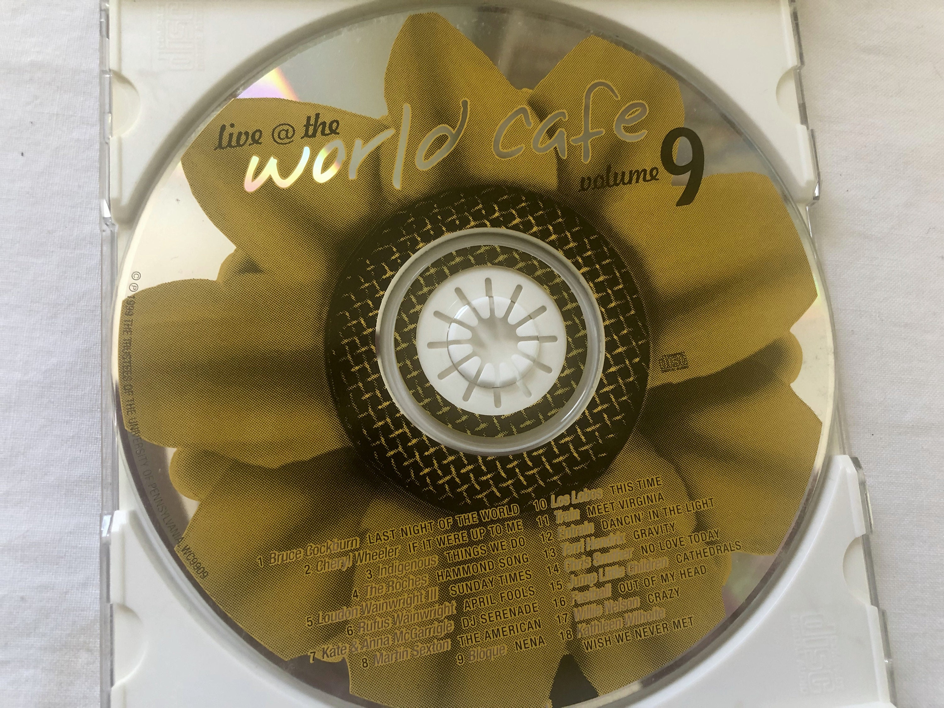 WXPN 88.5 Cd's, Set of Four Discs, 1999-2000, Live at the World