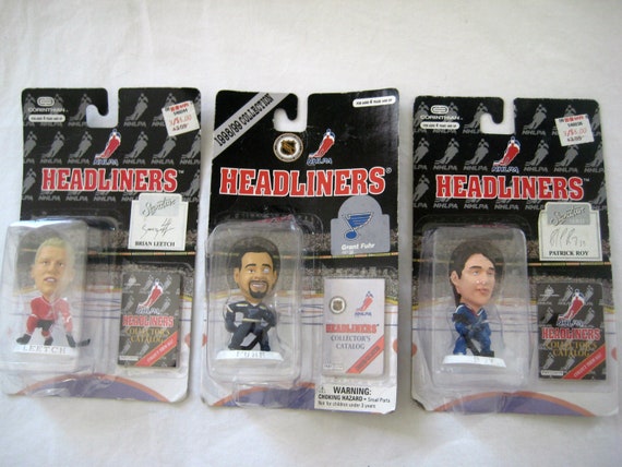 Headliners NHLPA Ice Hockey, Brian Leetch, Grant Fuhr, Patrick Roy
