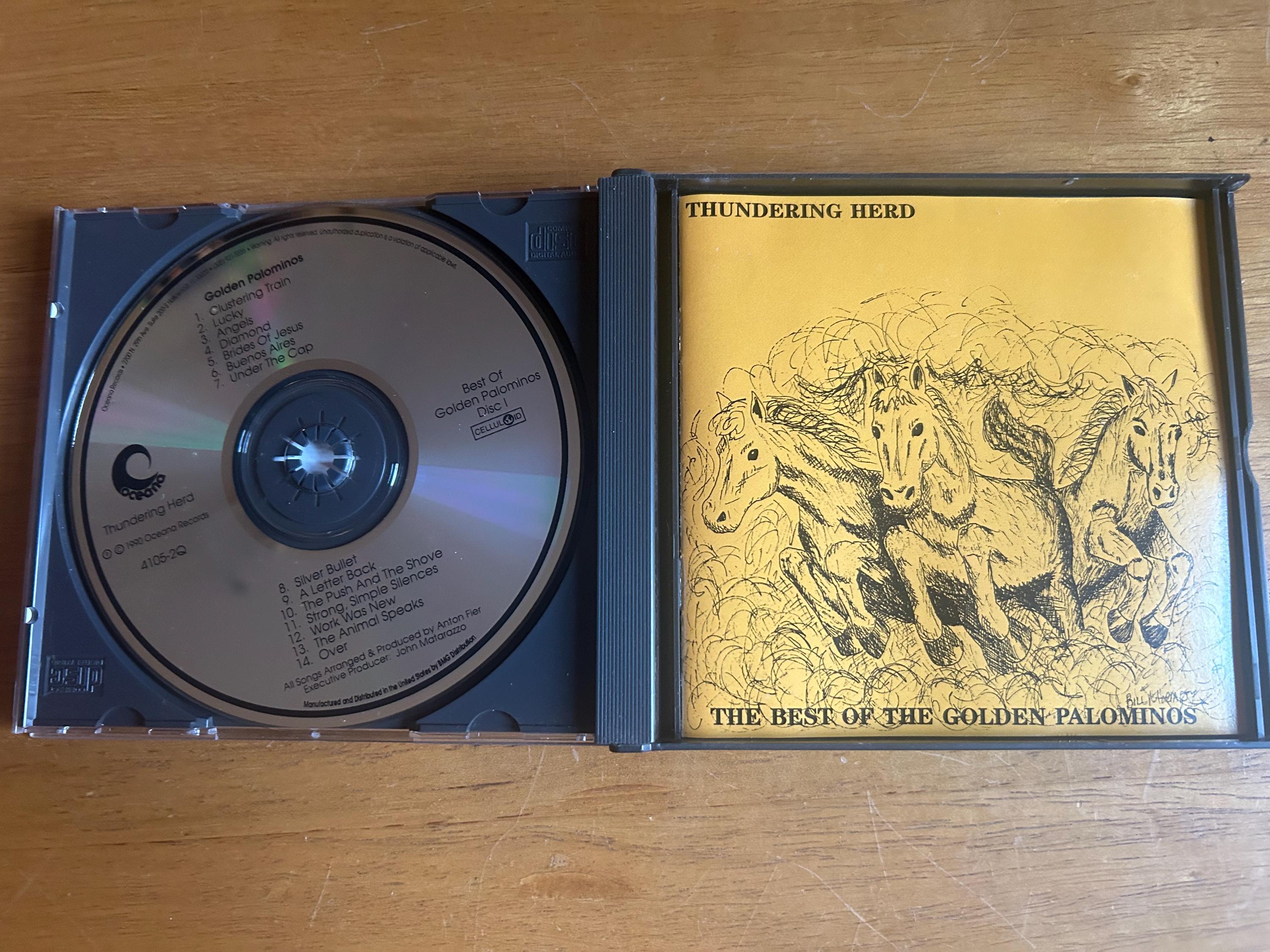 The Golden Palominos, Thundering Herd, 2 Cd's, the Best of the