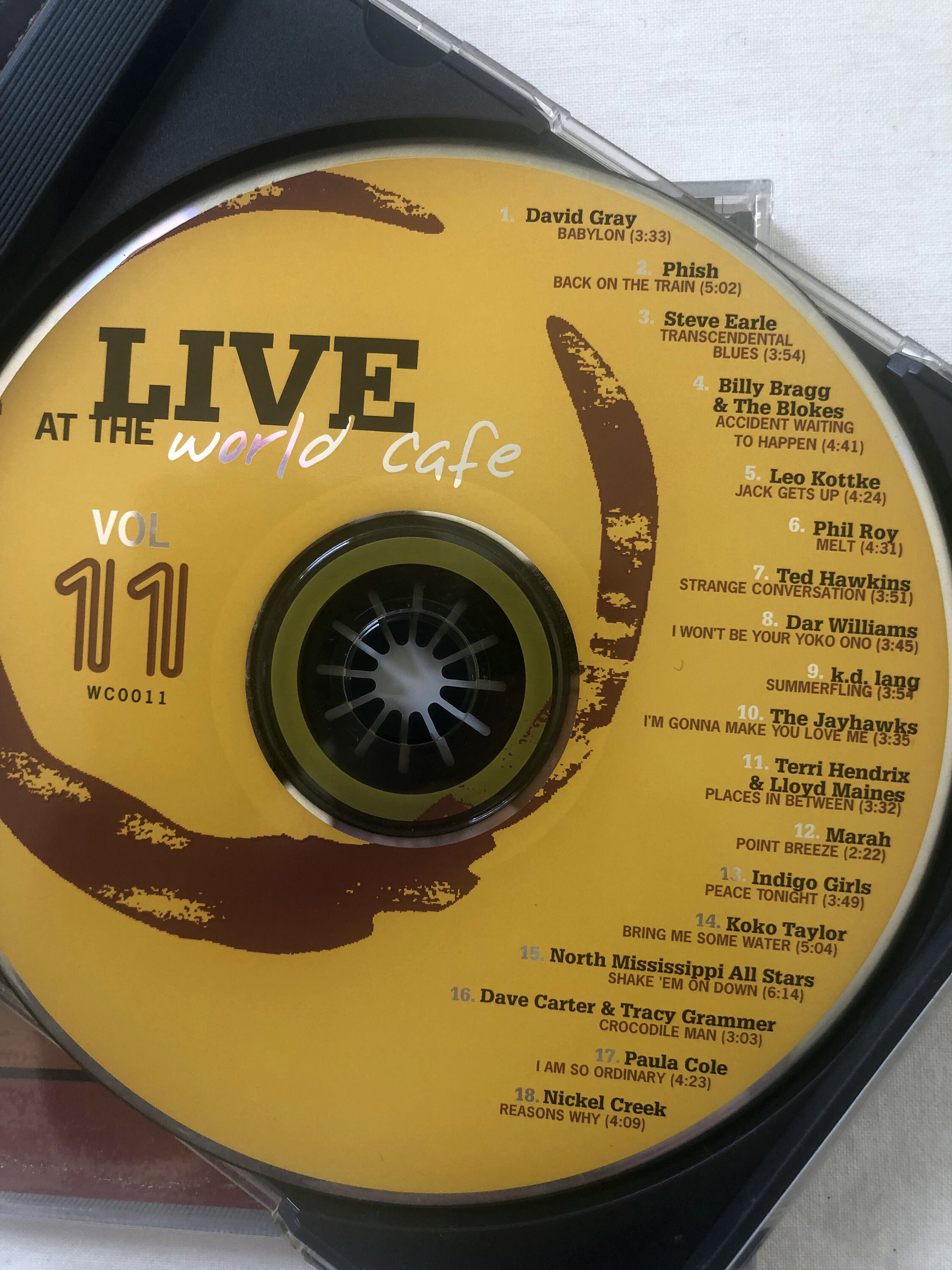 WXPN 88.5 Cd's, Set of Four Discs, 1999-2000, Live at the World