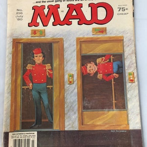 MAD Magazine, #216 July 1980, 48 pages, Worn but Intact