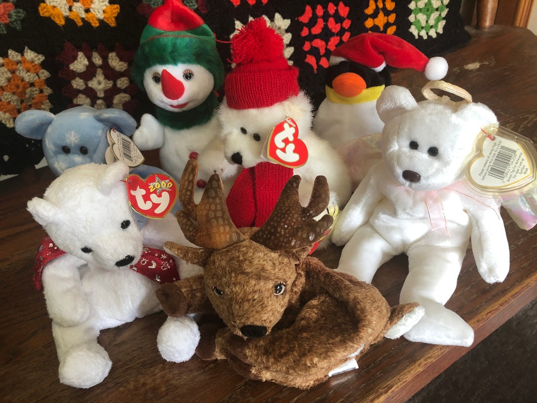 Beanie babies sale christmas bear