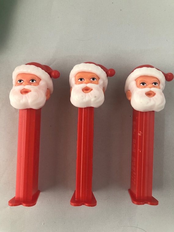 Christmas Theme Pez Dispensers, Santa, Mrs. Claus, Polar Bear