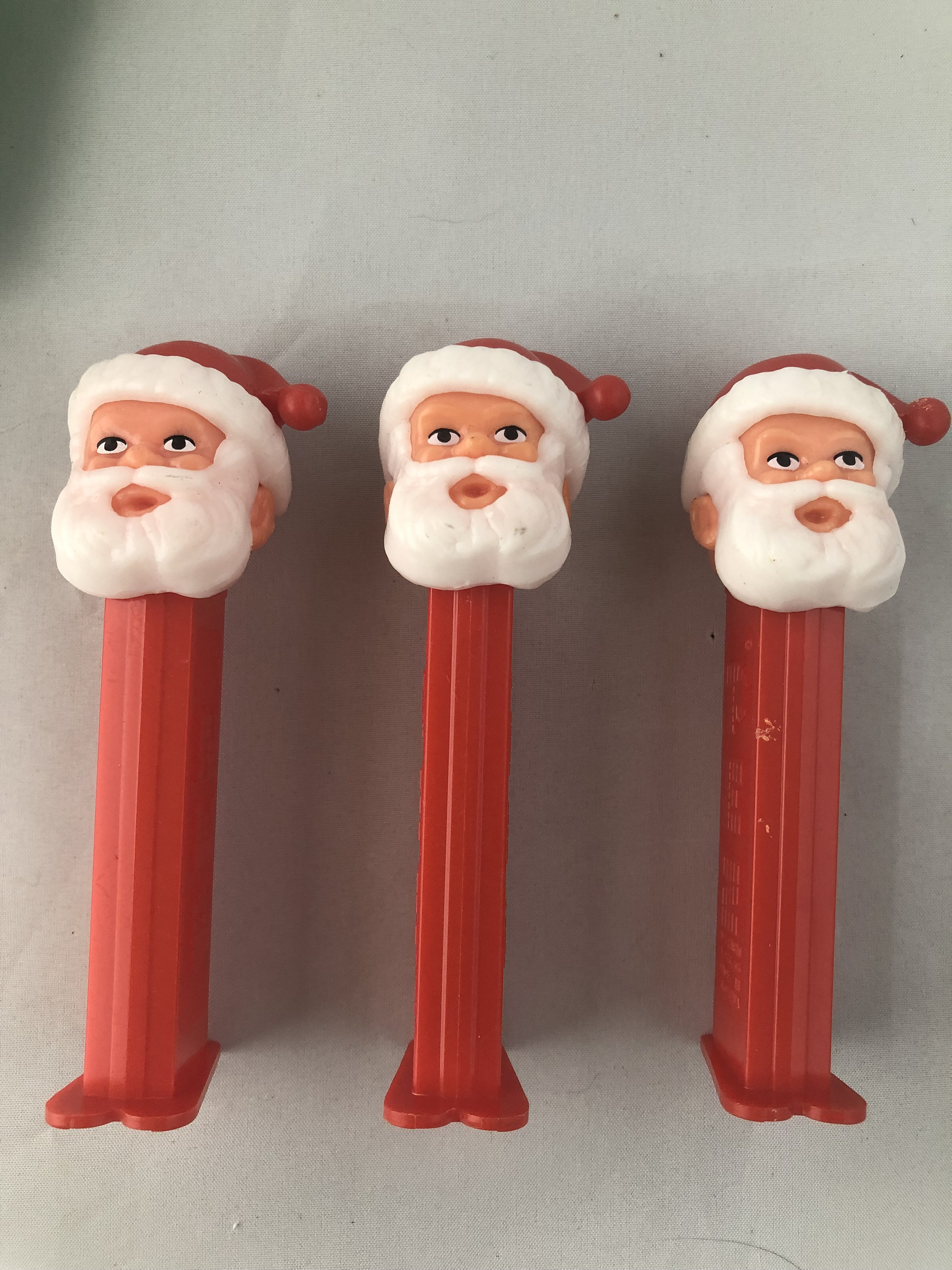 Christmas Theme Pez Dispensers, Santa, Mrs. Claus, Polar Bear