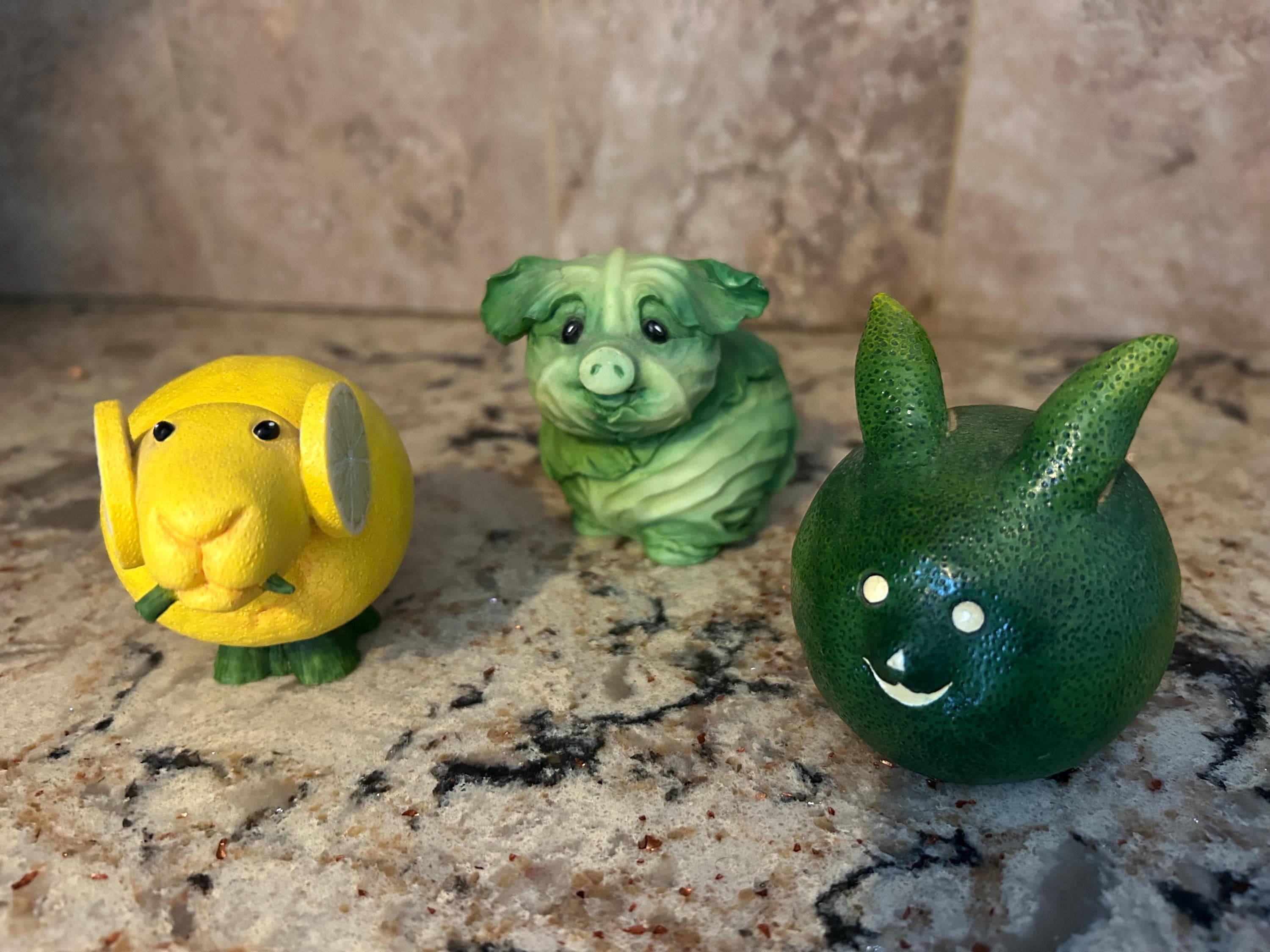 Vintage Enesco Anthropomorphic Fruit - Etsy