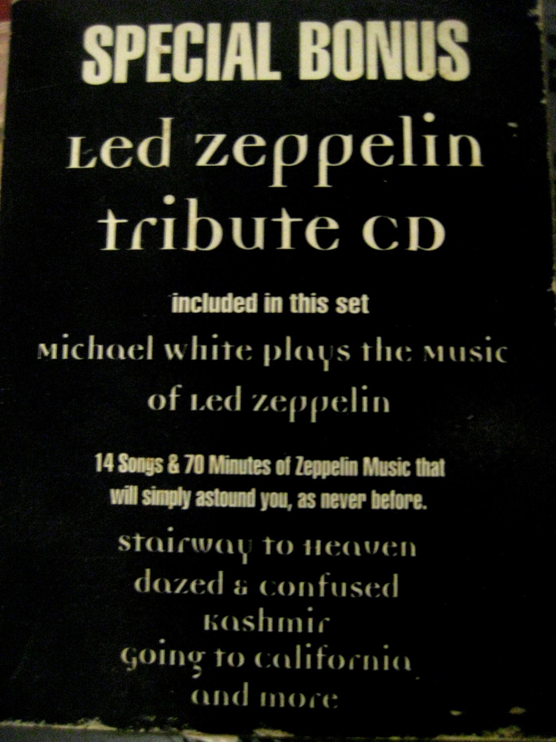 Led Zeppelin Live Dreams Deluxe Edition Photography Book and