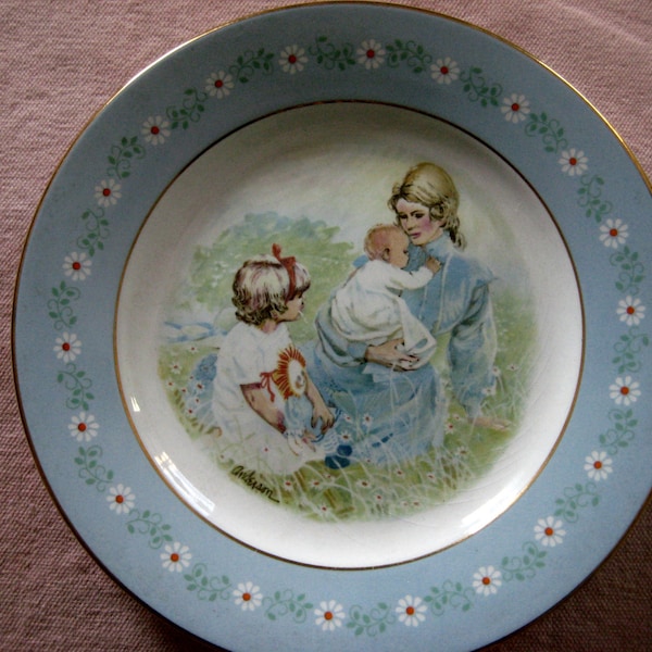 Avon Tenderness Mother's Day Commemorative Plate 1974, Award for Avon Representatives