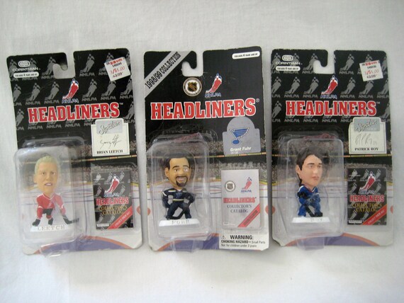 Headliners NHLPA Ice Hockey, Brian Leetch, Grant Fuhr, Patrick Roy