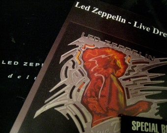 Led Zeppelin Live Dreams Deluxe Edition Photography Book and