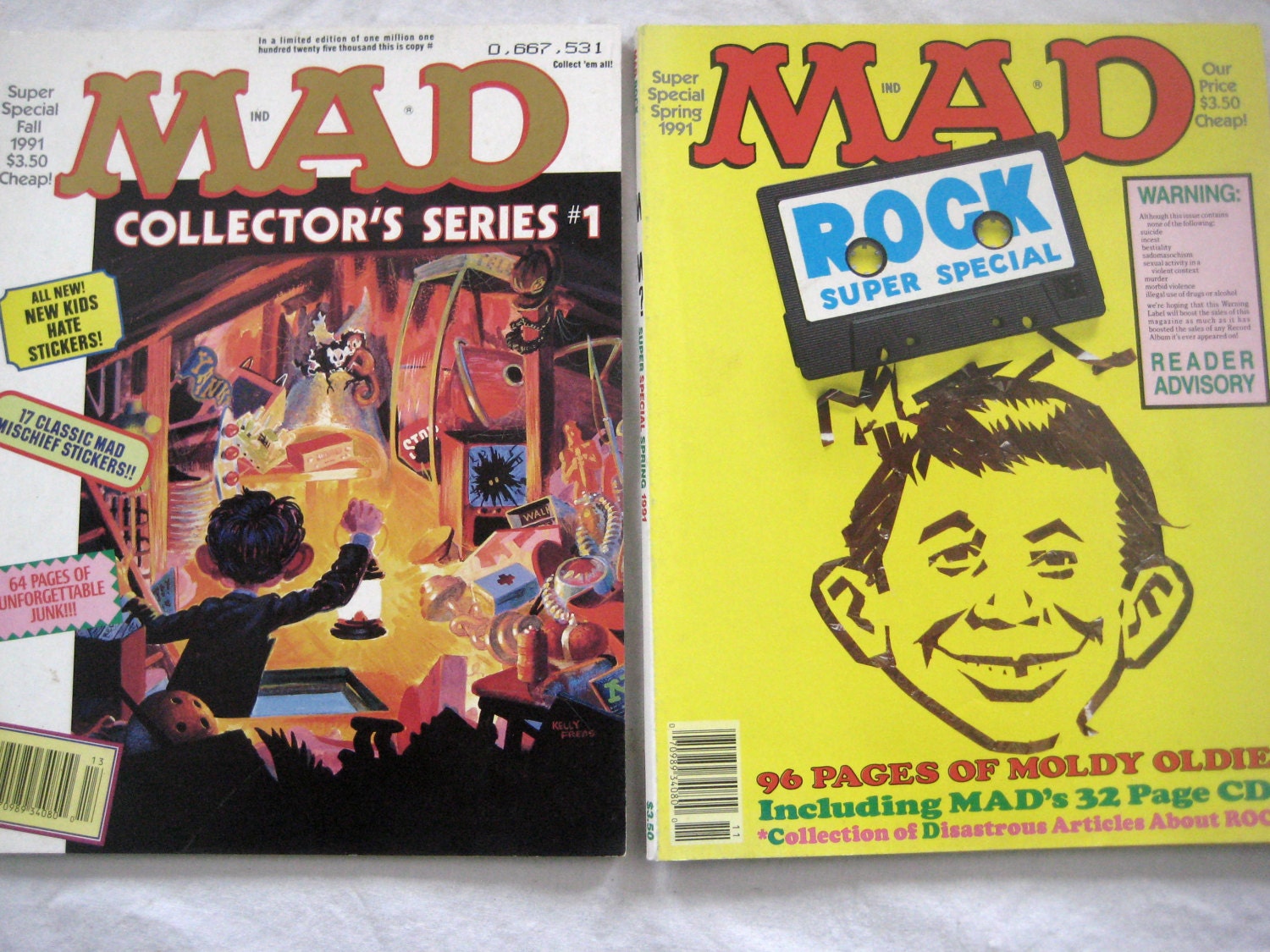 90s MAD MAGZINE Fully-Poseable アクション フィギュア アルフレッドE