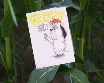 Handmade Droopy Greeting Card