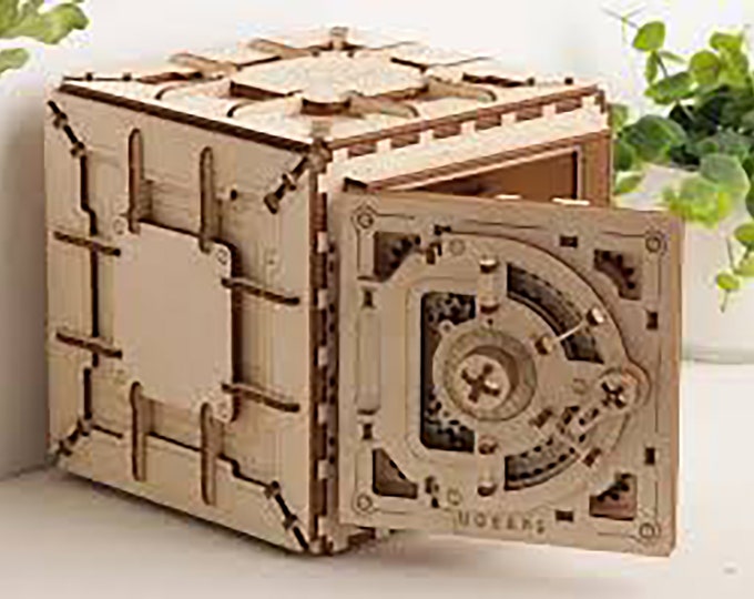 Ugears 3d Safe Mechanical wooden puzzle model kit